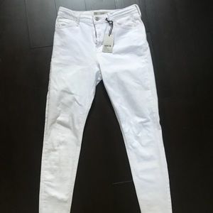 Topshop white jeans